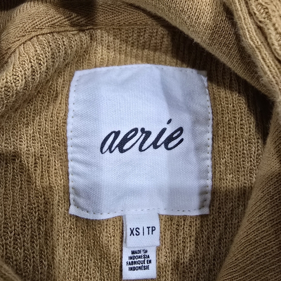 Aerie Mustard Hoodie - Picture 2 of 6
